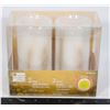 2-PIECE LED DECOR CANDLES WITH TIMER