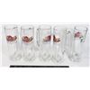 5 GREAT WESTERN BREWING COMPANY GLASS BEER