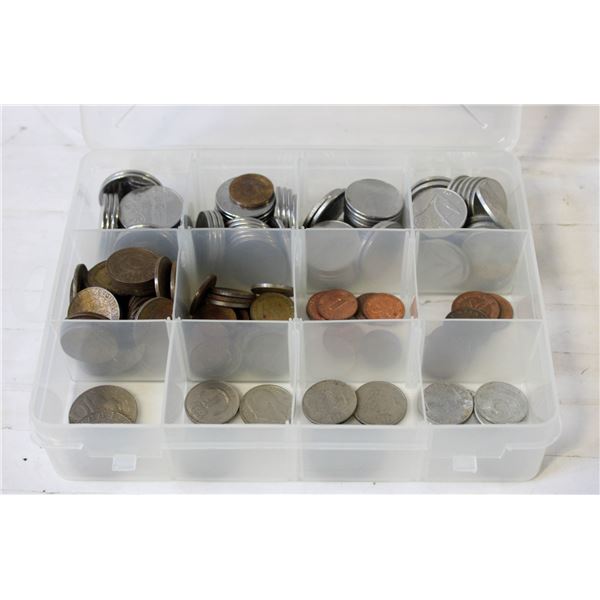 LARGE COLLECTION OF ASSTD WORLD COINS