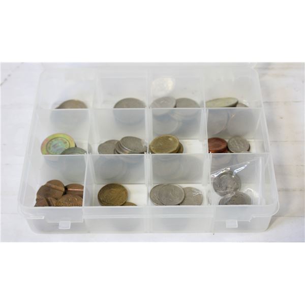 LARGE COLLECTION OF ASSTD WORLD COINS