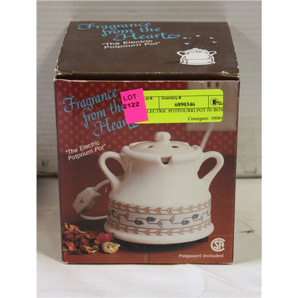 ELECTRIC POTPOURRI POT IN BOX