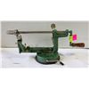 Image 1 : VINTAGE GREEN METAL HAND CRANK APPLE PEELER