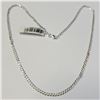 Image 1 : BZ1710-184 SILVER 18" SMALL CURB NECKLACE