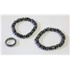 Image 1 : HEMATITE RING AND 2 BRACELETS