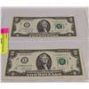 Image 1 : 2X$2 US CONSECUTIVE NOTES