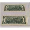 Image 2 : 2X$2 US CONSECUTIVE NOTES