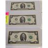 Image 1 : 3X$2 US CONSECUTIVE NOTES