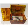 Image 1 : ESTATE CRAFT SEWING BOX WITH MISC