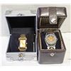 Image 1 : PAIR OF MENS WRIST WATCHES W BOXES NEED BATTERY
