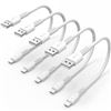 Image 1 : NEW 5 PACK OF USB CABLE APPLE LIGHTNING