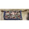 Image 1 : EUROPEAN 3FT WALL TAPESTRY WITH WOOD