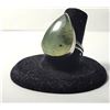 Image 1 : 15)  NATURAL PEAR SHAPED PREHENITE RING WITH A