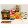 Image 1 : VINTAGE TINS/COLLECTABLES ASSORTED LOT OF 8PCS