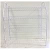 Image 1 : WIRE SHOE RACK, WHITE 4 LAYER OF SHELVES