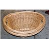 Image 1 : SET OF 2 WICKER LAUNDRY BASKETS