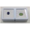 Image 1 : #49-NATURAL SAPPHIRE 2.98 CT , GREEN SERPENTINE