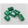 Image 1 : #208-NATURAL GREEN EMERLAD GEMSTONES  43.50CT