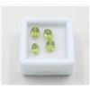 Image 1 : #231- NATURAL GREEN PERIDOT GEMSTONES 3.55 CT