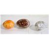 Image 1 : HOWLITE, ONYX, MARBLE POLISHED EGGS