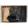 Image 1 : 4 PAIRS OF LADIES LEATHER AND OTHER GLOVES