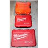 Image 1 : MILWAUKEE HARD CASE TOOL CASES 3 TOTAL