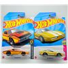 Image 1 : 2 HOT WHEELS CUSTOM OTTO ORANGE & 84 CORVETTE GOLD