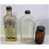 Image 1 : VINTAGE GLASS ADVERTISING BOTTLES