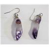 Image 1 : PAIR OF VINTAGE AMETHYST GEMSTONE CRYSTAL