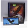 Image 1 : 3D EAGLE PICTURE 13X17 INCH & LICENCE PLATE