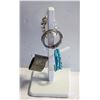 Image 1 : JEWELRY STAND WITH ASSORTED BRACELETS