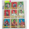 Image 1 : LOT OF 9 1972 OPC HOCKEY CARDS
