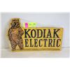 Image 1 : VINTAGE 60'S "KODIAK ELECTRIC" PATCH- 12" X 7"