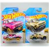 Image 1 : 2 HOT WHEELS 1987 DODGE D100 BAJA BLAZERS 1:64