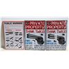 Image 1 : SEALED 3 METAL SIGNS