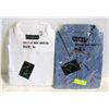Image 1 : NEW MEN'S SHIRTS 1DENIM 1WHITE SIZE XL