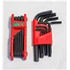 Image 1 : MILWAUKEE 8-KEY FOLDING TORX HEX KEY SET + HEX