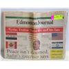 Image 1 : 1981 EDMONTON JOURNAL "SYRIA: TRAITOR SADAT HAS