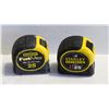 Image 1 : 2 X STANLEY FATMAX 25' TAPE MEASURES