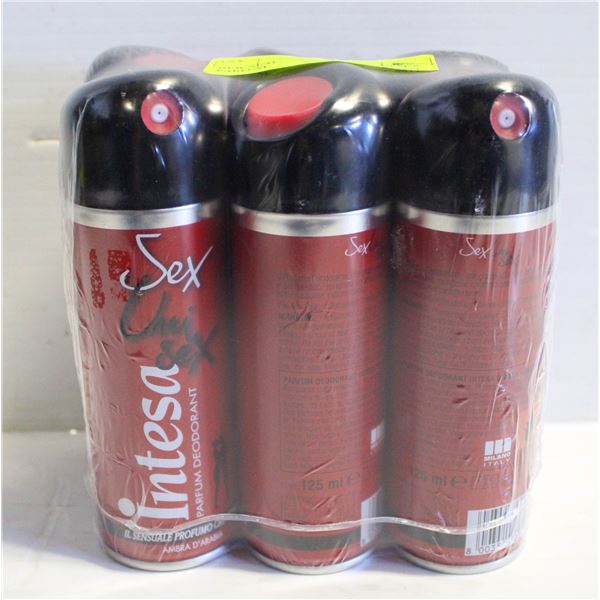 NEW SEALED 6PK INTESA UNI SEX PARFUM