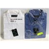 Image 1 : NEW MEN'S SHIRTS 1DENIM 1WHITE SIZE L
