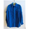 Image 1 : 2XLR NOMEXX IIA FLAME RESISTANT ROYAL BLUE SHIRT