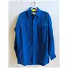 Image 1 : 2XLR NOMEXX IIA FLAME RESISTANTROYAL  BLUE SHIRT