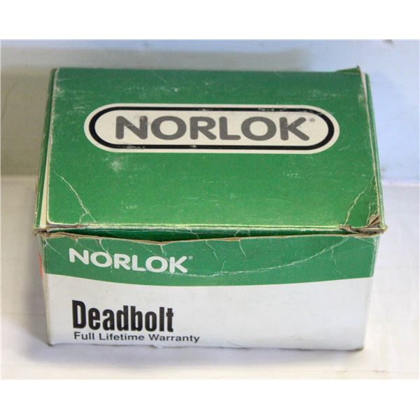 NORLOK DEADBOLT LOCK WITH CUSTOM UNCUT KEY