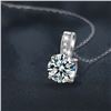 Image 2 : 1 CT GRA CERTIFIED ROUND BRILLIANT 925S NECKLACE
