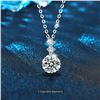 Image 1 : 1 CT GRA CERTIFIED ROUND BRILLIANT 925S NECKLACE