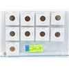 Image 1 : 9 CANADIAN PENNIES, 1940, 1941 ,1945, 1946, 1947,