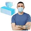 Image 1 : 75 NEW EAR LOOP FACE MASKS - 15PKS OF 5 MASKS