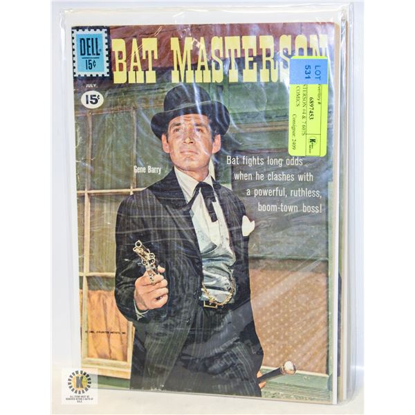 BAT MASTERSON #4 & 7 60?S CLASSIC COMICS