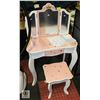 Image 1 : NEW OOOK CHILDRENS MAKEUP DRESSING TABLE, MIRROR &