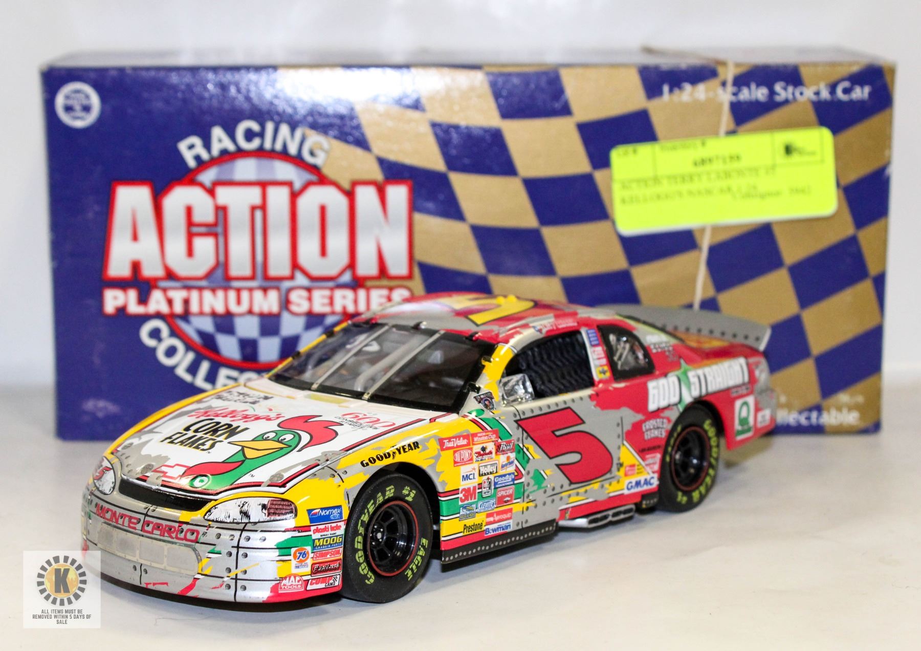 Terry Labonte 1996 Action LE #5 Kelloggs Iron Man 514 Consecutive Record Breaking Starts 1:24 Terry Labonte 1996 Action LE #5 Kelloggs Iron Man 514 Consecutive Record Breaking Starts 1:24